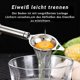 thumbnail image 4 of Three-hole stainless steel egg separator., 4 of 5