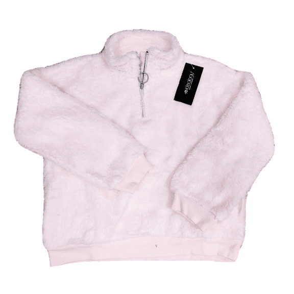Ideology Girls Sherpa Fleece Pullover Polyester, Pink, Size 5