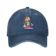 thumbnail image 4 of ZICANCN Shopping for Happy Girls Adjustable Baseball Cap Women , Hats for Men Adult Washed Cotton Denim Baseball Caps Fashion, 4 of 8