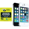 Apple Iphone 4s 16gb, White, For Straigh