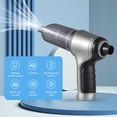 thumbnail image 4 of Aspiradora de mano para automóvil Limpiador inalámbrico de mano Mini aspirador de aire portátil y bomba de mano con carga USB de succión fuerte de 19000 Pa para limpieza de grava y polvo de pelo de ma, 4 of 7