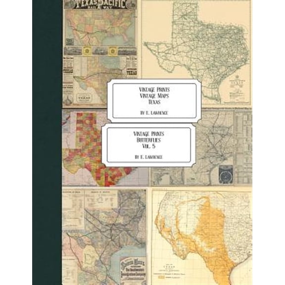 Pre-Owned Vintage Prints: Vintage Maps: Texas
