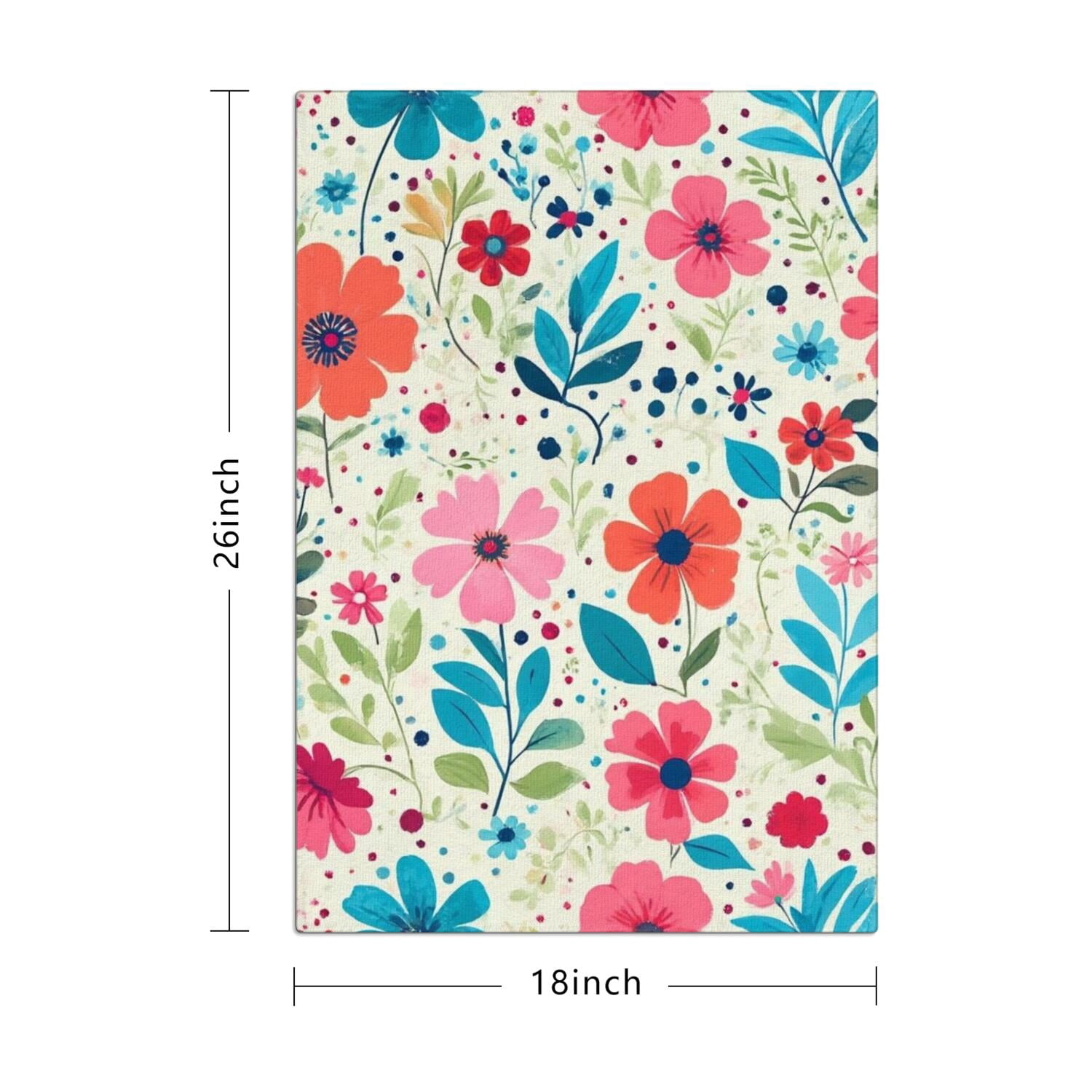 6 Pcs Funny Kitchen Towels,Pioneer Flower Microfiber Dish Towels,Kitchen Tea Towels,Kitchen Towel Set (18" X 26")
