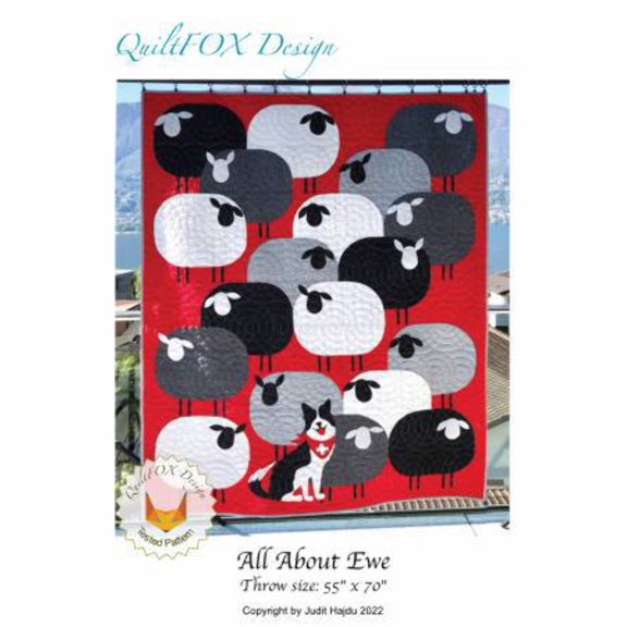 QuiltFox Designs All About Ewe Quilt Pattern QFOX-270