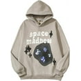 thumbnail image 1 of XINQIHANG Men's Hoodie Hip Hop Pullover Sweaters for Teenagers, 1 of 4