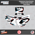 thumbnail image 2 of Kalair GFX Graphics Kit for Husqvarna TX300, FX350, and FX450 (2019-2022) Vision Series, 2 of 5