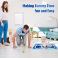 thumbnail image 4 of Water Mat, Tummy Time Water Mat PVC Inflatable Water Play Mat Pool Floats Floating Mat with Easy to Use and Pack for Infants Toddlers Fun Play Activity Center, 4 of 7