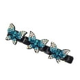 thumbnail image 2 of Fiudx Horquilla de Acrílico con Brillantes Diamantes de Imitación, Elegante Accesorio para El Flequillo, Elegante Pinza Lateral para Un Cambio de Imagen Rápido, Perfecta para Fiestas, Bodas y Moda Di, 2 of 3