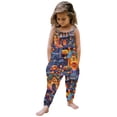 thumbnail image 1 of VBARHMQRT Combinaison Blanche Robe Bébé Fille Imprimés Combinaison Sans Manches Tenue Pantalon Vêtements 2472, 1 of 5