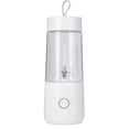 thumbnail image 4 of Mini exprimidor de frutas portátil de 350 ml, USB, licuadora eléctrica para el hogar, color blanco, 4 of 13