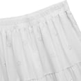 thumbnail image 5 of PBFRDSJ Boho Maxi Skirt for Women Eyelet Embroidery Elastic High Waist A-Line Summer Casual Beach Long Skirt Ruffle Tiered Skater, 5 of 10