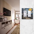 thumbnail image 5 of Yayeee Rocker Switch Wall Plate 1-Gang 4.6"x2.9" Home Decorative Outlet Cover, Swirling Starry Sky, 5 of 6