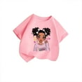 thumbnail image 3 of MEZZALL T-Shirt Graphique Mignon pour Filles, Col Rond, Manches Courtes, T-Shirts d'Été Décontractés, Rose, 7-8 Ans, 3 of 5