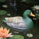 thumbnail image 2 of Estatua de pato, estatuilla de resina, escultura animal para jardín, balcón, 2 of 4