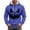 Light Purple, variant on Halloween Hoodies for Men Long Sleeve Casual Funny Pumpkin Face Graphic Hoodie Waffle Pullover Sweatshirt