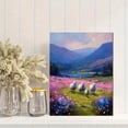 thumbnail image 2 of Qisvanset 12x16 Inch Japanese Garden Lanterns Oil Painting Canvas Print Wall Art, 2 of 5