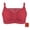 Red, variant on Alun Post Care Bras with Lace Trim Seamless Comfort Wireless Support and Side Pockets for Prosthesis Lightweight Soft No Padded and Implant Bralettes Red 95C