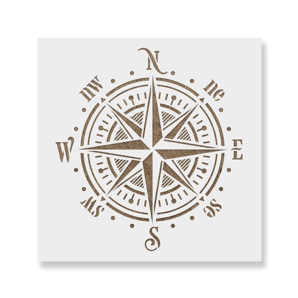 Stencil Stencil Revolution Beach & Ocean Compass Rose