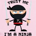 thumbnail image 2 of CafePress - Trust Me, I'm A Ninja Long Sleeve Infant Bodysuit - Long Sleeve Cotton Baby Bodysuit, 2 of 4