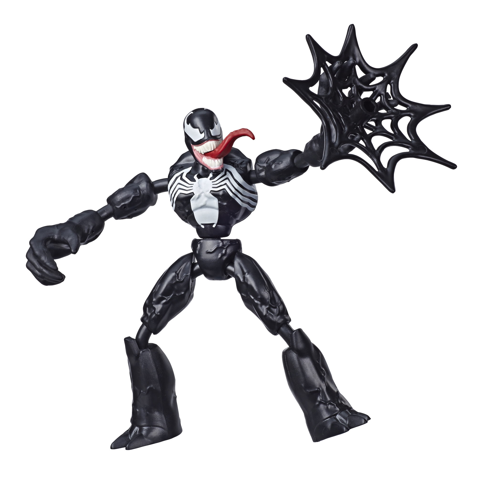 Marvel Spider-Man PIEGA E FLEX giocattolo flessibile Ghost-SPIDER Action Figure 15cm 