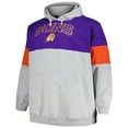 thumbnail image 2 of Men's Fanatics Purple/Orange Phoenix Suns Big & Tall Pullover Hoodie, 2 of 3