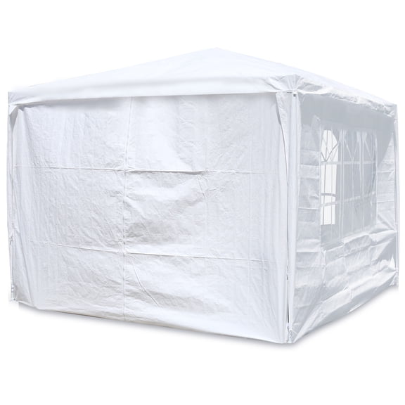 YANSHE 10'x10' Party Tent, Commercial Gazebo Tent, With 4 Removable Walls, Windows, Zipper Door, Portable Canopy Tent For Outdoor Event, Wedding Party, Bench