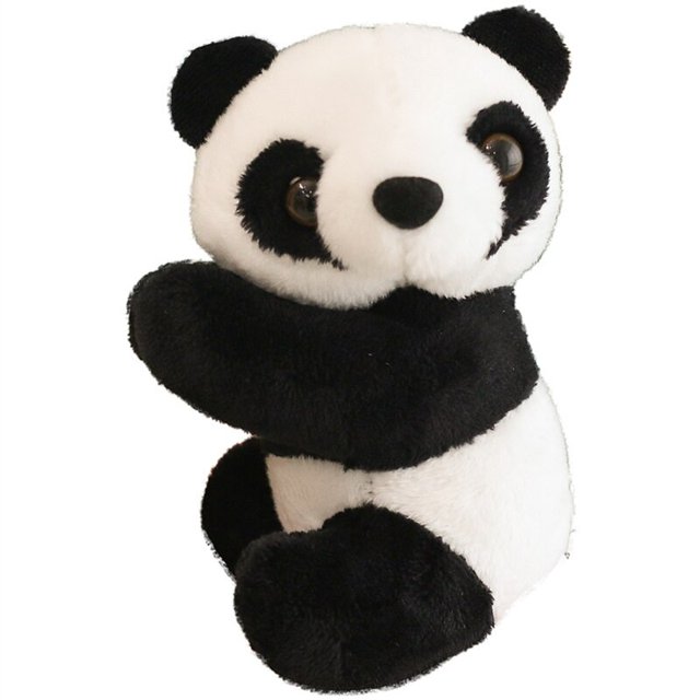 Juguete de Panda de peluche con Clip para adolescentes, bebé, niño, niña, bolso colgante, Panda chino, E65D