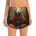 thumbnail image 2 of Daiia Jungle Meditating Panda Pattern Women's 2 in 1 Running Shorts - Lightweight Athletic Workout Gym Yoga Shorts Liner with Phone Pockets-Medium, 2 of 7