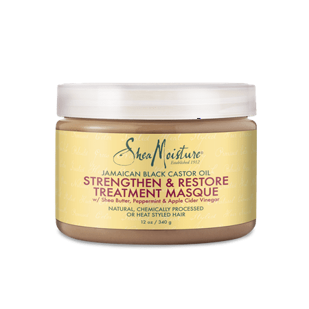 Jamaican Black Castor Oil Strengthen & Restore Treatment Masque - Strengthens and Nourishes Natural and Processed Hair - Sulfate-Free with Natural & Organic Ingredients (12 (Best Hair Protein Treatment Products)