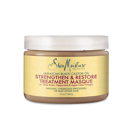 - Jamaican Black Castor Oil Strengthen & Restore Treatment Masque - Strengthens and Nourishes Natural and Processed Hair - Sulfate-Free with Natural & Organic Ingredients (12 oz)