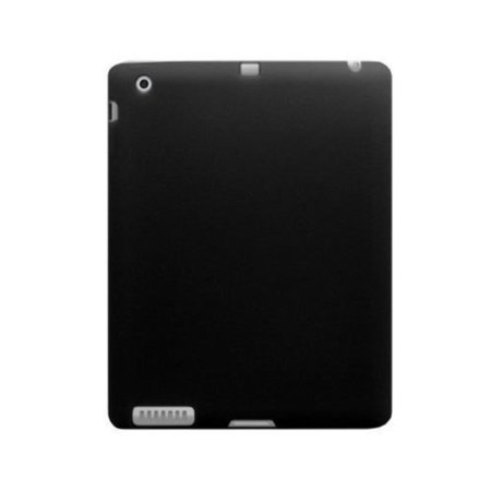 Black Silicone Jelly Skin Case Cover For Apple Ipad 2 Ipad With