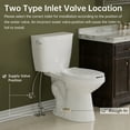 thumbnail image 5 of SUPERFLO 17 Inch Tall Toilet, Comfort Height with Elongated Bowl, Powerful 1.28 GPF Single Flush, Ceramic High Toilet for Seniors and Tall Individuals, 12 Inch Rough-In, 5 of 10