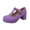 Purple, variant on Cathalem Women Ballet Flats Shoes Cute Square Toe Mary Jane Flats Comfortable Bow Woven Ballerina Wedding Shoes,Pink 40