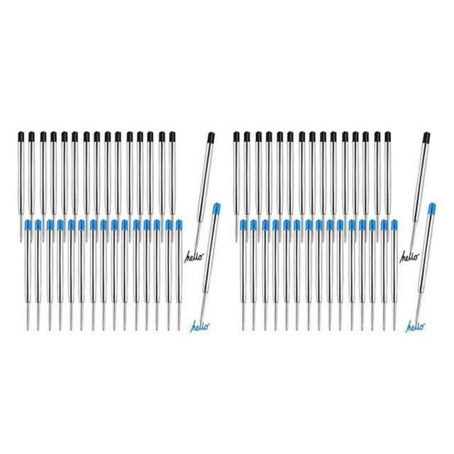yingyy 30 Pcs/ensemble Recharges de Stylos à Bille Conçues pour une Performance Ultime Pointes à Bille Non Déformables 2Ensemble