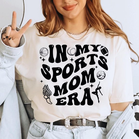In My Sports Mom Era Shirt, Sport Mom Shirt, Sport Lover Shirt, Day Shirt, Sport Mom Era Shirt, Mom Life Shirt, Sports Mom Tee, Alc1431