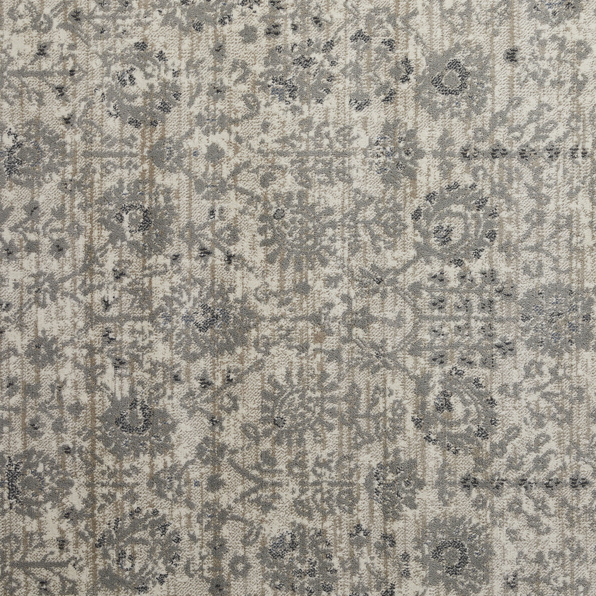 Loomaknoti Celena Asheley 9' x 12' Ivory Floral Indoor Area Rug