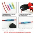 thumbnail image 4 of 50Pcs 22-16AWG Red Heat Shrink Wire Butt Connectors Waterproof Splice Terminals, 4 of 11