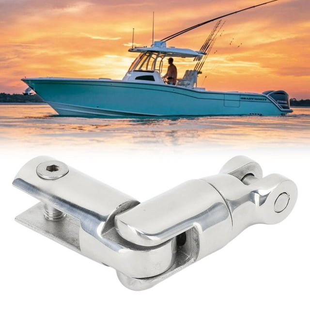 Multi Directional Anchor Roller, 360 Degree Rotation Double Anchor Swivel Connector Strong for Small Boats