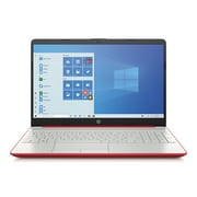 HP 15.6" Laptop, Intel Pentium Silver N5000, 4GB RAM, 500GB HD, Windows 10 Home, Scarlet Red, 15-dw0081wm