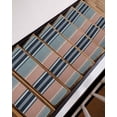thumbnail image 3 of Vintage Stripes Stair Treads Non Slip for Steps Navy Pink Blue Striped Retro Lines Linen 10 Pcs Reusable Adhesive Stair Runner Mats for Dogs Elders Carpet Treads Rugs for Staircase 8x30 In, 3 of 7