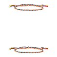 thumbnail image 4 of Minnieouse trenzada Mujeres Hombres Adorno de mano Pulseras de hilo ajustable con borlas Decoraciones Regalo de cumpleaños Type5 NO5, 4 of 6