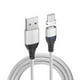 thumbnail image 1 of Línea de cable de carga magnética Micro USB Tipo C Reemplazo del adaptador de cargador rápido con imán de 8 pines para iPhone / iPad / Xiaomi / Huawei / Samsung kenally DZ5596-10B, 1 of 2