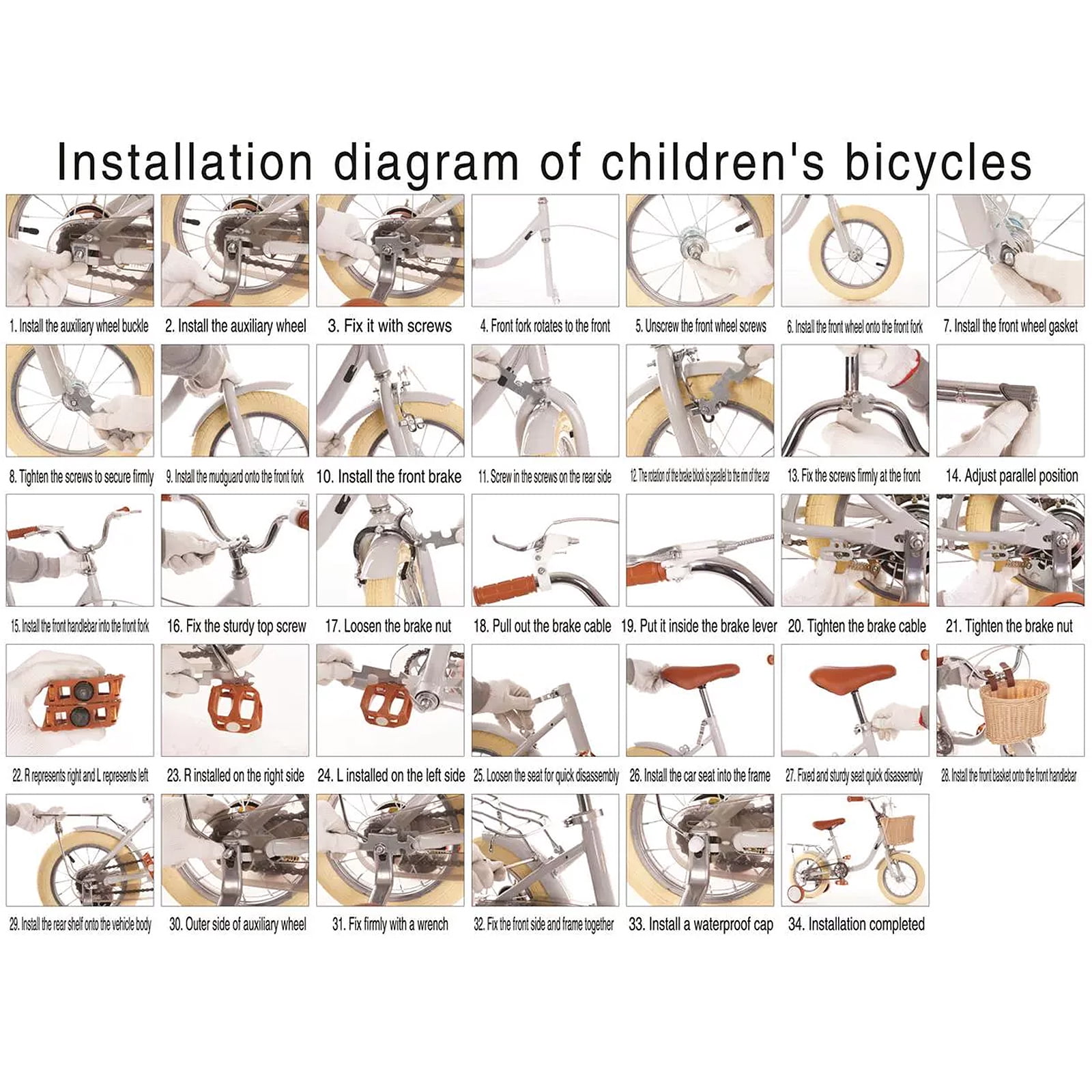 ARTUDATECH 18 Inch Kids Bike with Removable Training Wheels, Adjustable Seat, Steel Frame & Dual Brake, Kids Bicycle for 6-10 Years Old Toddler Girls Boys