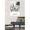 thumbnail image 2 of The Wizarding World: Harry Potter - Illustrated Hogwarts Wall Poster, 22.375" x 34", 2 of 4