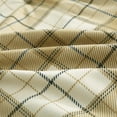 thumbnail image 7 of Chezmoi Collection 3-Piece Plaid Comforter Set Full Size, Tan Beige Blue Plaid Stripe Printed Microfiber Bedding Lightweight Breathable Blanket for All Season, 7 of 7