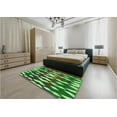 thumbnail image 5 of Ahgly Company Machine Washable Indoor Rectangle Transitional Green Area Rugs, 3' x 5', 5 of 7