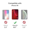 thumbnail image 4 of JETech Matte Case for iPhone XR 6.1-Inch, Shockproof Military Grade Drop Protection, Frosted Translucent Back Phone Cover, Anti-Fingerprint (Red), 4 of 6