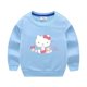 thumbnail image 3 of Jersey informal de algodón puro de nuevo estilo para niños de Hello Kitty, suéter de cuello redondo con estampado bonito para niños y niñas, Top para niños, 3 of 5