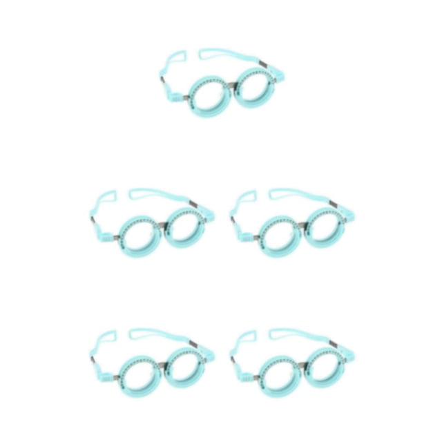 Dalazy Adult Optical Trial Lens Frame Eyeglasses Optometry Tool Optician Optic Blue 52mm 5Set