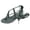Green, variant on Women's Flat Knee High Gladiator Strappy Sandals Open Toe Lace Up Back Tie Flip Flops Lightweight Walking Slide Green Size 9